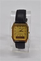 Vintage Seiko Quartz Alarm Chronograph Wrist Watch