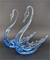 Art Glass Swans