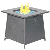 Bali Outdoors Gas Fire Pit Table, 28 Inch 50,000