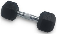 FM7959  BalanceFrom Rubber Hex Dumbbell, 15 Lbs.
