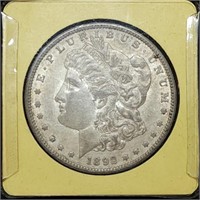 1892-CC Morgan Silver Dollar AU/UNC Key Date