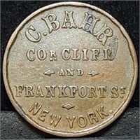1863 C. Bahr New York Not One Cent Civil War