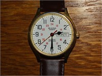 Man's Bulova watch, Railroad Approved
