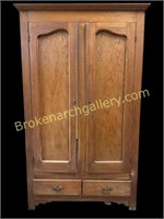 Antique Oak Armoire