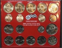 2009 Denver 18-Coin Mint Set in Envelope
