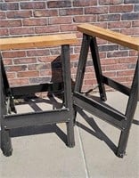 2 saw horse stands