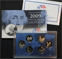 2009 DC & US Territories ATB Proof Quarter Set