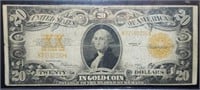 1922 $20 Gold Certificate Large Size Note