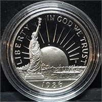 1986 Statue of Liberty Proof Half Dollar in