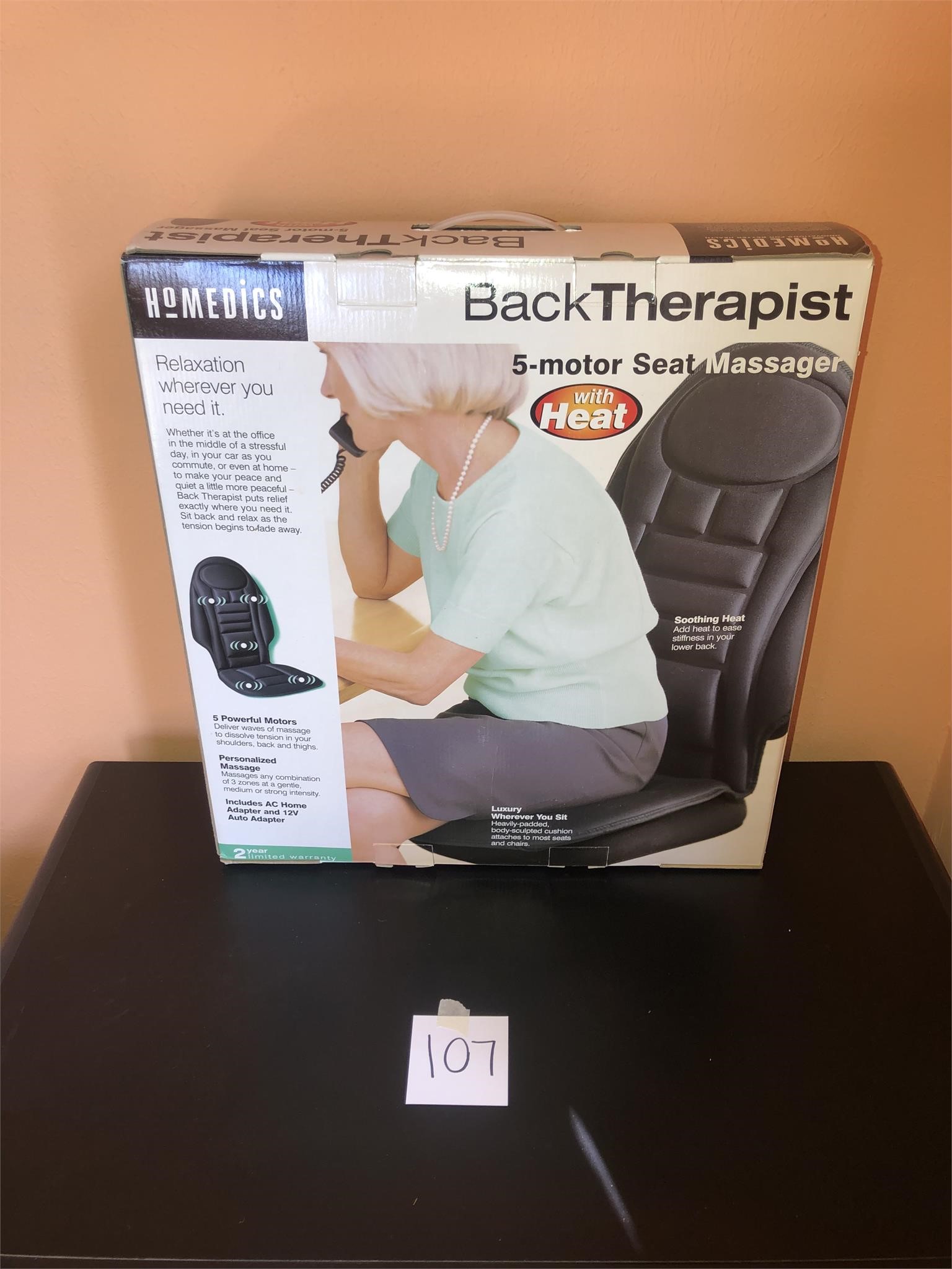 Seat Back Massager with Heat