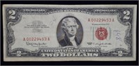 1963 $2 Red Seal Legal Tender Bank Note