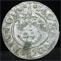 1622 Poland Sigismund III Silver Groschen