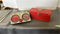 Toolbox and trailer light