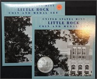 2007 Little Rock Coin & Medal Set w/ Silver