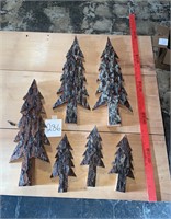 Decorative Hand Carved Trees