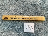 The Polo National Bank Ruler
