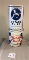 Potato Chip Tins