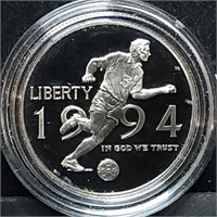 1994 World Cup Proof Half Dollar in Capsule