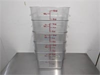 12QT CLEAR POLY FOOD CONTAINER