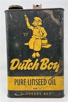 Antique Dutch Boy Linseed Oil 7 Pound Can