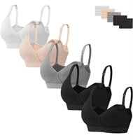 ($66) HBselect bra for Breastfeeding,5 pack,Large