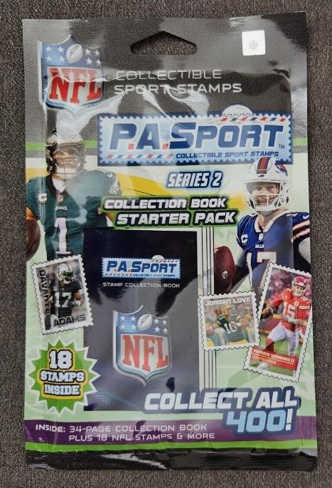 P.A.Sport NFL Stamp Starter Set, Series 2,  2 Pks