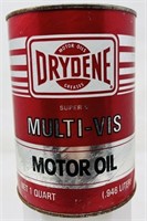 Antique Drydene Motor Oil Can APL