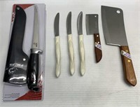 Lot of 6 Knives - NEW