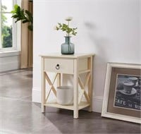 1 drawer end table