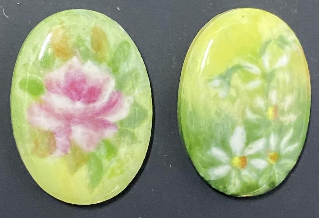 Rose and Daisy Cabochons