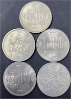 Japanese 500 Yen Coin Bundle