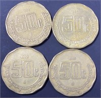 Mexican 50 Peso Coin Bundle