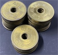 Japanese 5 Yen Coin Bundle