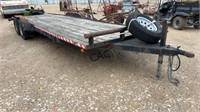 *2015 Outlaw 82"x24' Flatbed Trailer