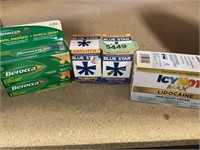 2ct Berocca tablets & 2ct anti-itch cream, Icy hot