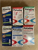 4ct.Pataday eye allergy & 2ct.Alaway eye itch