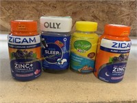2 Zicam zinc+, kids probiotic, kids sleep