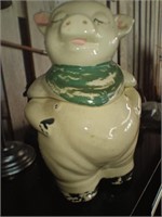 Antique Smiley Pig Cookie Jar