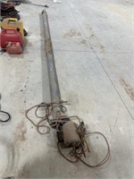 12ft long 4" Auger w/ electric motor