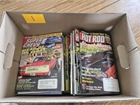 Box of Hot Rod & Chevy magazines