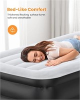 Airefina Twin Air Mattress with Built-in Pump