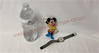 Vintage Mickey Mouse Ornament & Wrist Watch