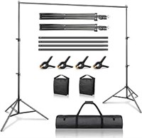 Backdrop Stand Kit, 2x3m/6.5x10ft Adjustable