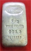 5 0z. Fine Silver 999.0 GL46656 Bar