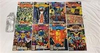 1980s Millennium Comics #1, 2, 3, 4, 6, 7, 8 & 22