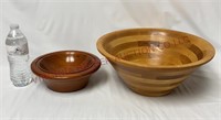 Wooden Bowls - Unmarked & Williams Sonoma