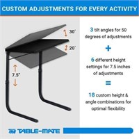 Table-Mate V Folding TV Table Tray - Adjustable