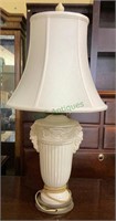 Vintage glazed ceramic Italian style table lamp,