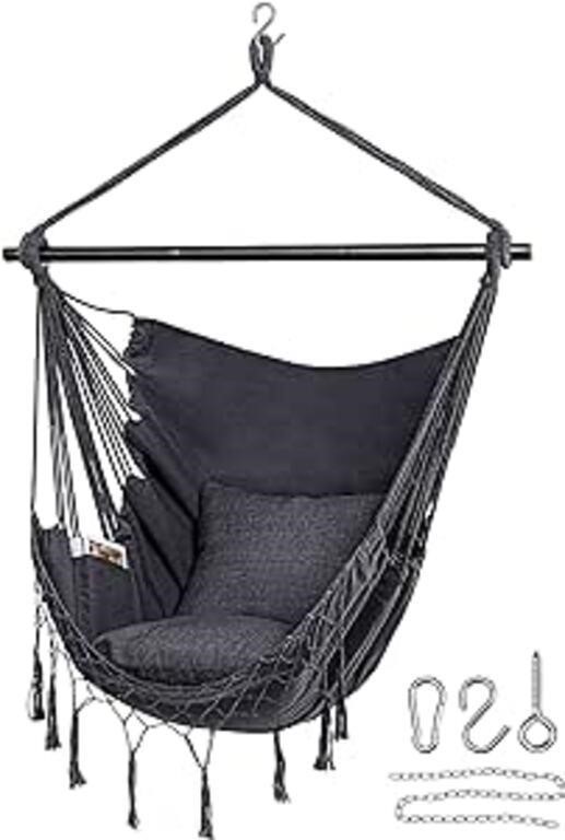 HBlife Hammock Chair Large Hanging Rope Swing