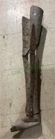 Antique metal leg brace 31 inches long    1681